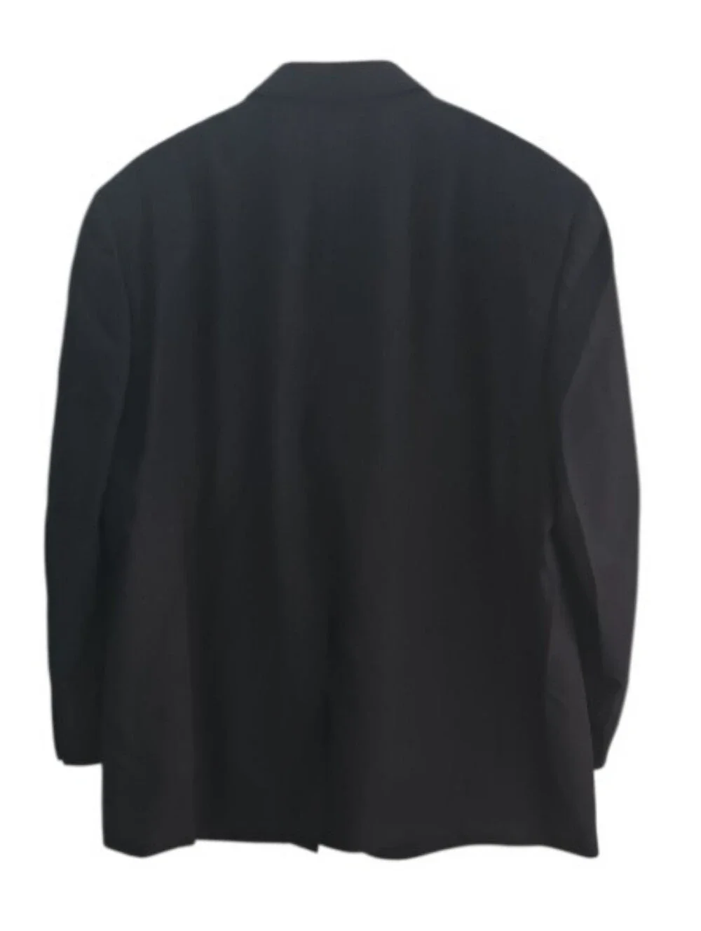 Kilburne & Finch Pinstripe 2 pc Suit Men 46R 41W Black Business Wedding Formal
